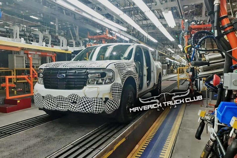 Hình ảnh hé lộ thiết kế đầu xe của Ford Maverick 2022